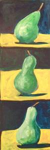 Painter Steven R Plout Debuts Green Pears-1 Painting